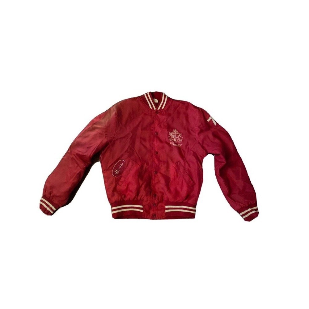 Holloway Varsity Jacket Red Rossville Hornets 79 Steve Bomber Vintage 70s USA
